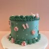 Green and Peach Coloured Butterflies - Image 2