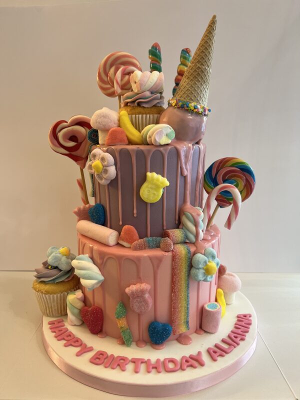 Ice Cream Candy Cake 2 Tier