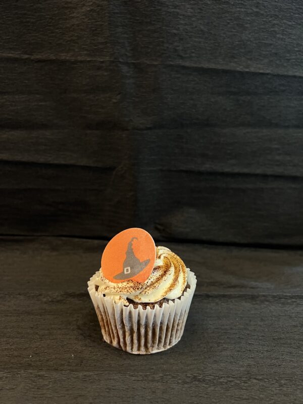 Halloween Pumpkin Spice Latte Cupcake