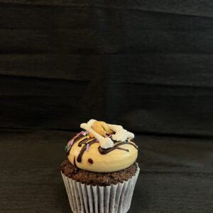 Halloween Chocolate Peanut Butter Cupcake