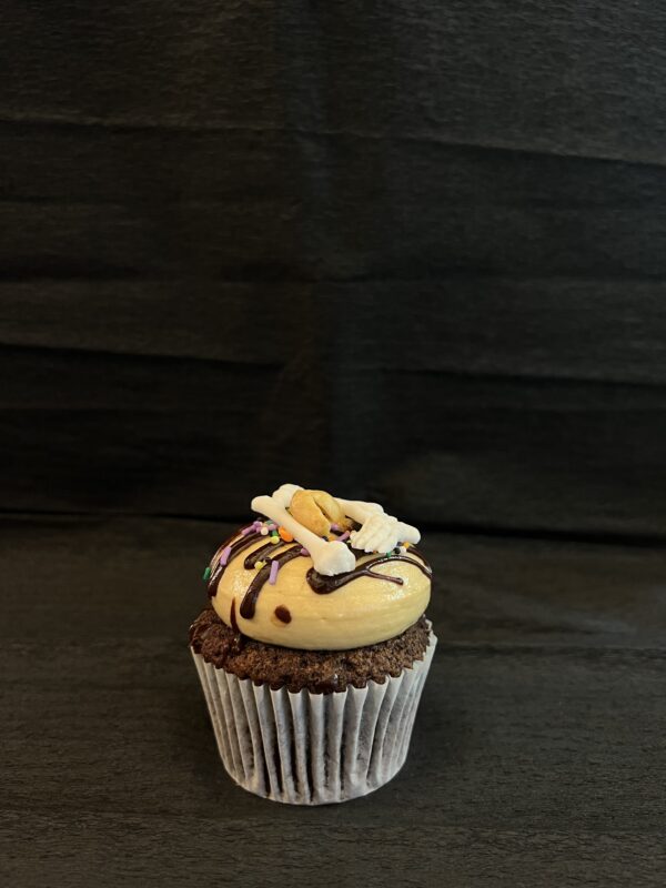 Halloween Chocolate Peanut Butter Cupcake