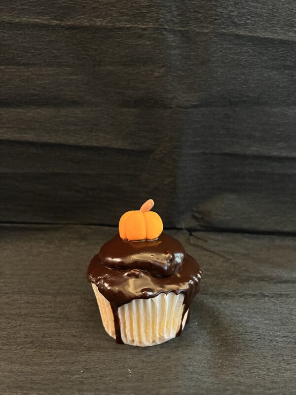 Halloween Boston Cream Cupcake