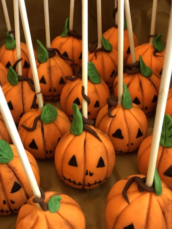 Pumpkin Chocolate Cake Pops