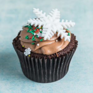 Christmas Nutella Cupcake