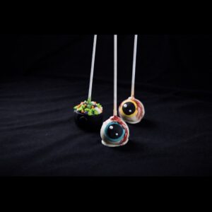 Eyeball Chocolate Cake Pops